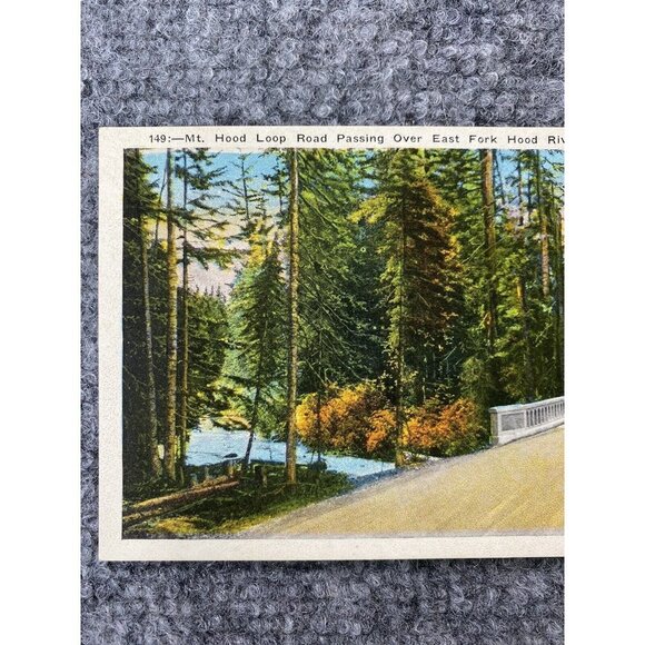 Vintage Oregon Postcard Lot Of 6 Mt Hood Sunken Rose Garden Columbia River Falls - Picture 8 of 16